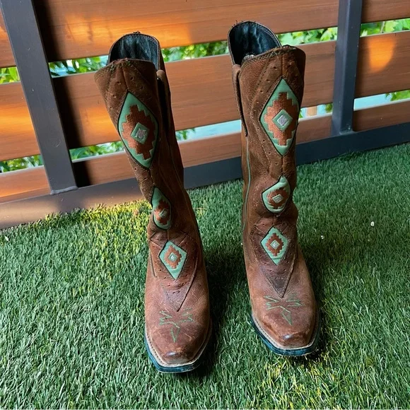 Crush™ by Durango® Women's Tribal Western Boots, Size 6 - Picture 3 of 12